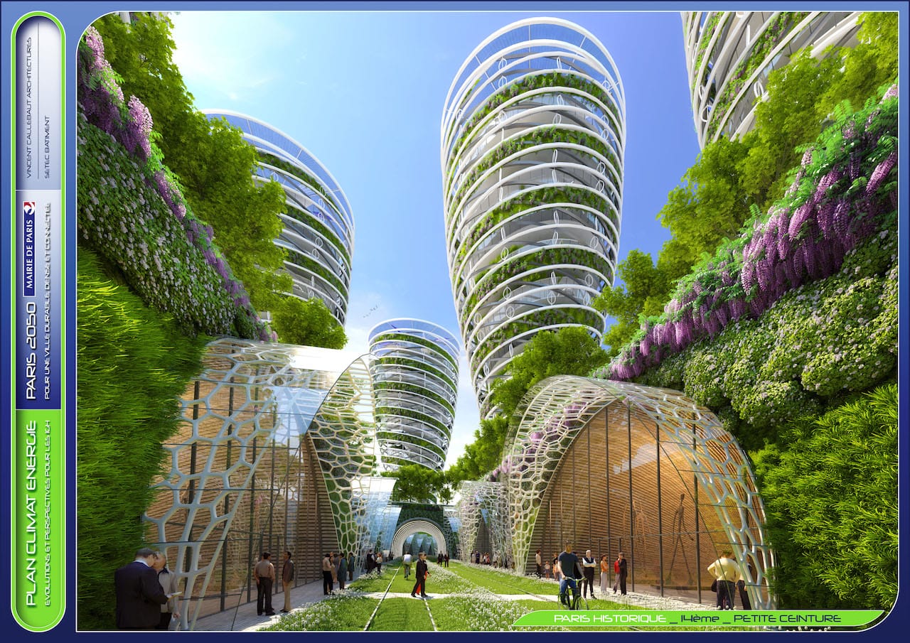 Antismog Towers  © VINCENT CALLEBAUT ARCHITECTURES