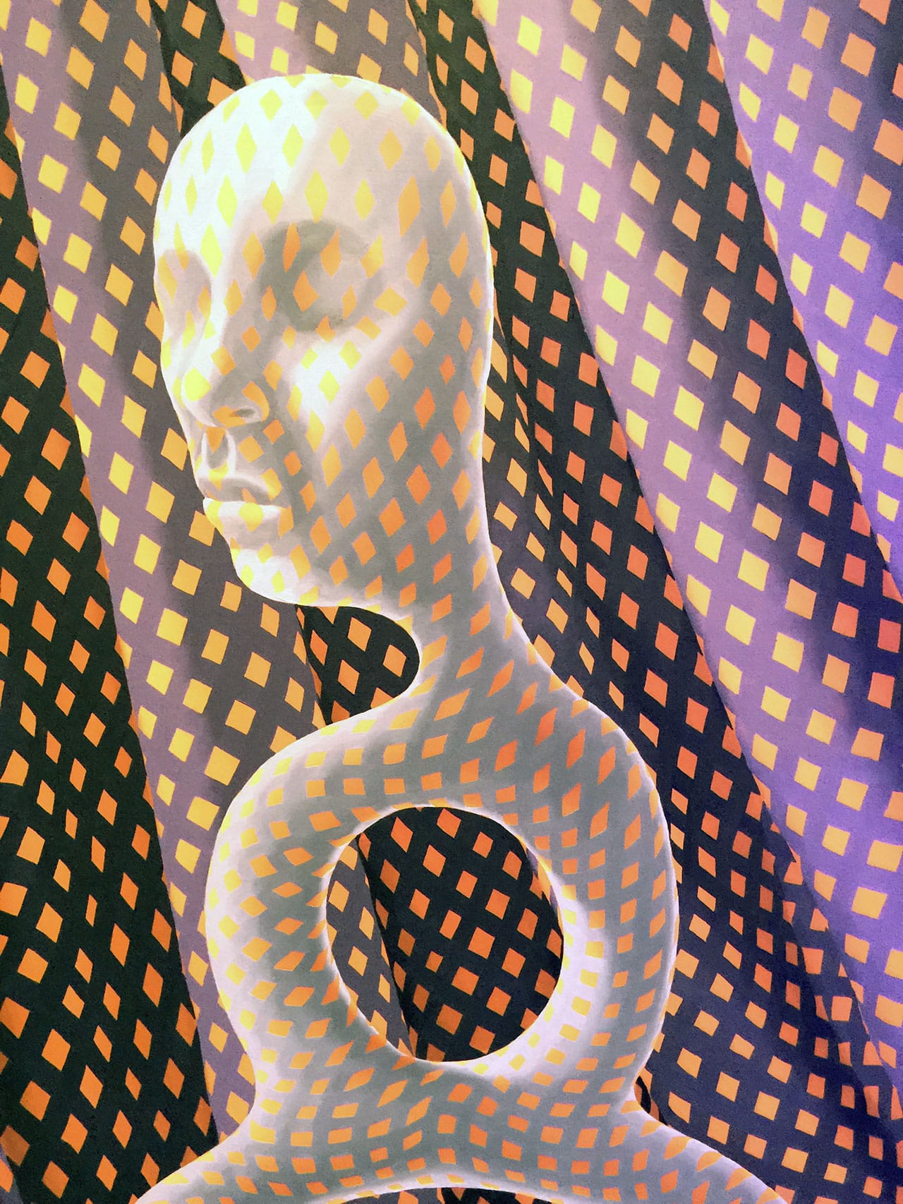 Detail of Sascha Braunig, "Strider" (2014), oil on linen over panel, 32 x 24 in (81.28 x 60.96 cm)