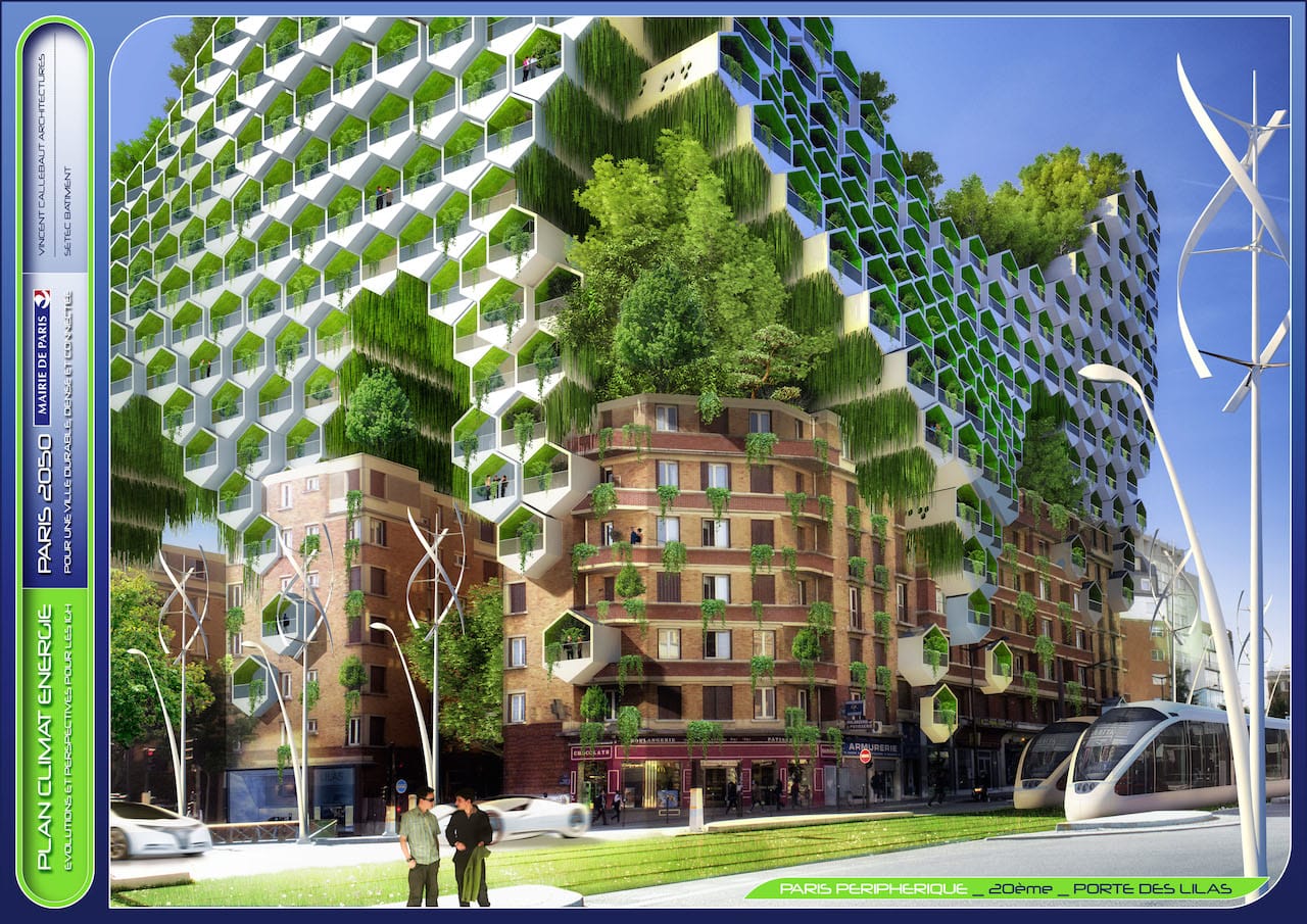 Honeycomb Towers  © VINCENT CALLEBAUT ARCHITECTURES