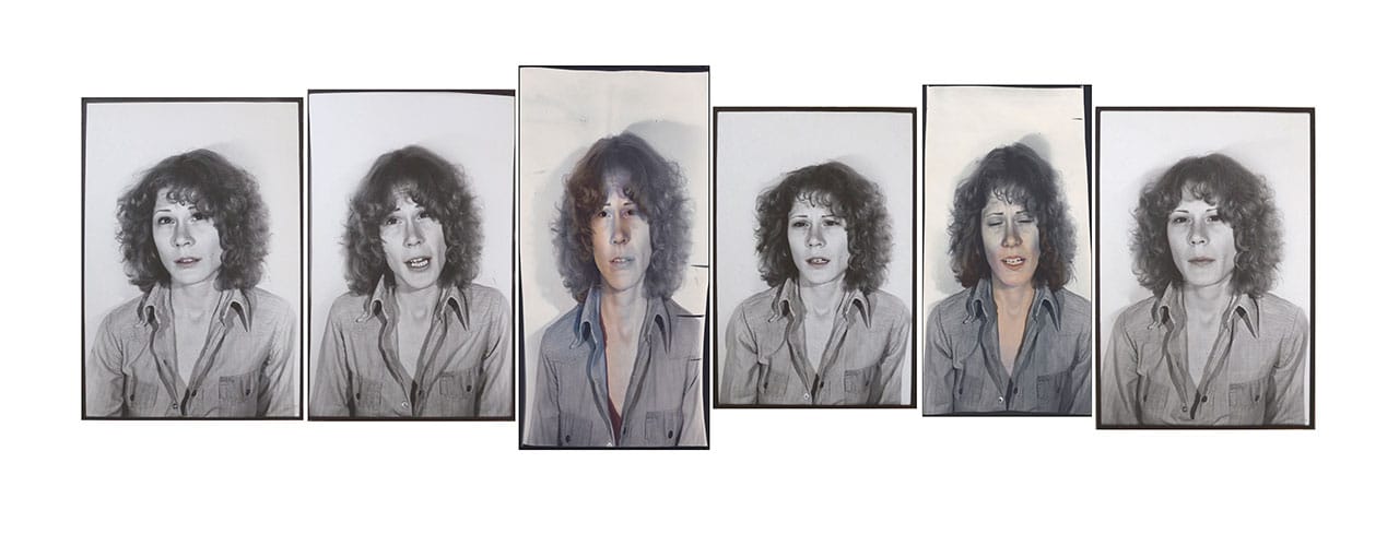 Suzy Lake, "Are You Talking to Me?" (1979), gelatin silver prints (5) and chromogenic prints (2), various dimensions, from 81 x 53 cm to 94 x 63.5 cm each, purchased with the assistance of Art Toronto 2009 Opening Night Preview and the David Yuile and Mary Elizabeth Hodgson Fund and Greg Latremoille, 2009, Art Gallery of Ontario, Toronto (©  Suzy Lake)