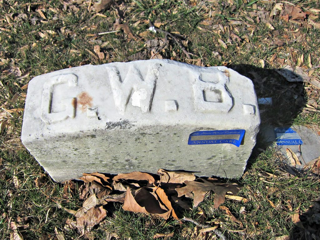 Grave of George Bellows in Green-Wood Cemetery