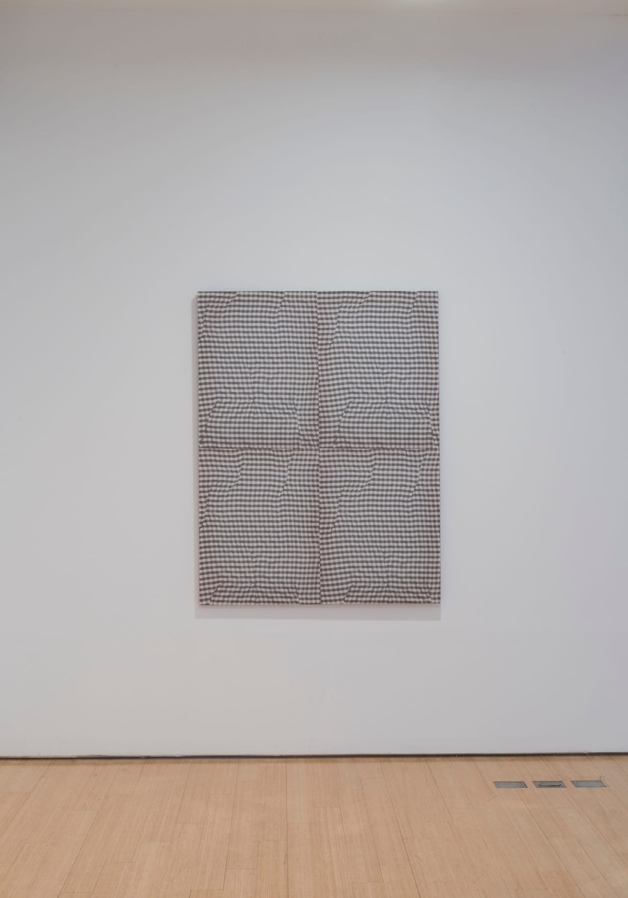 Cheryl Donegan "Untitled (gray folds)" (2014