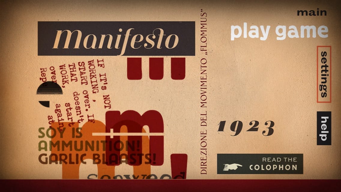 'Flomm: The Battle For Modern 1923' (screenshot by the author for Hyperallergic)