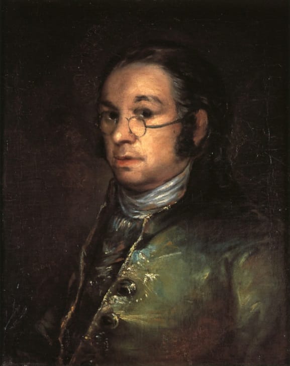 Francisco Goya, "Self-portrait with spectacles" (circa 1800) (© Musée Goya, Castres; photo by P. Bru)
