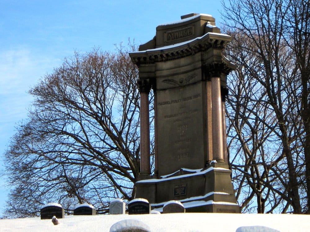 Grave of Samuel Morse (photograph by the author) (click to enlarge)