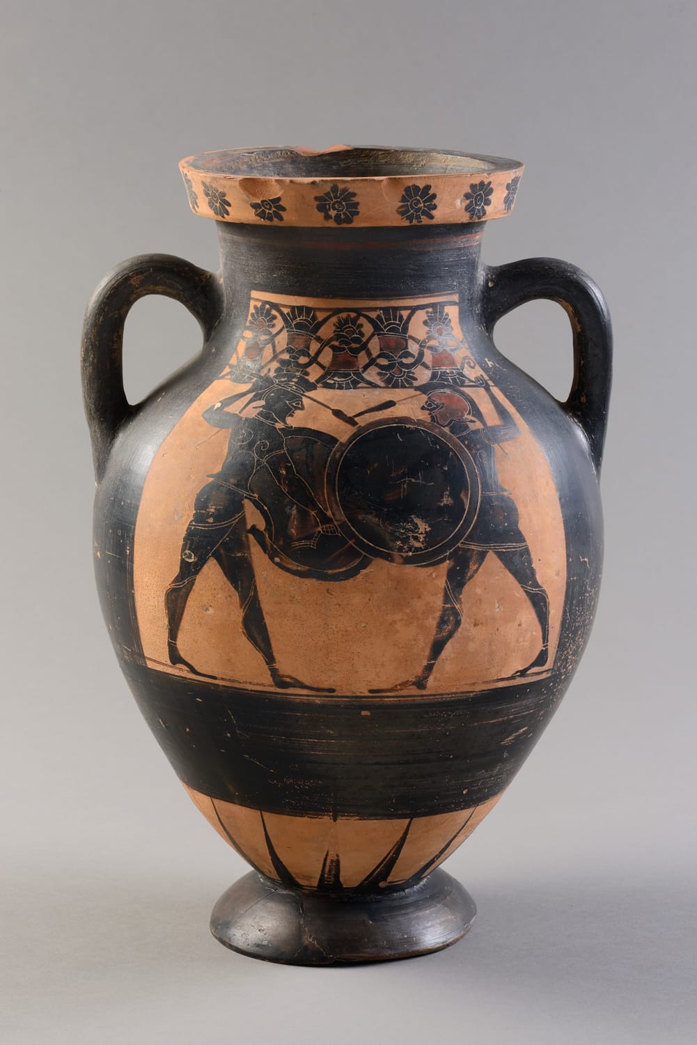 Black-figure Greek vase (via Museum of Fine Arts of Lyon)