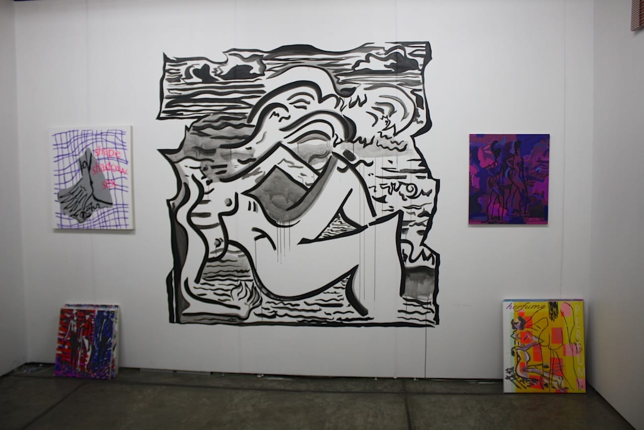 Mira Dancy at Night Galley's booth.