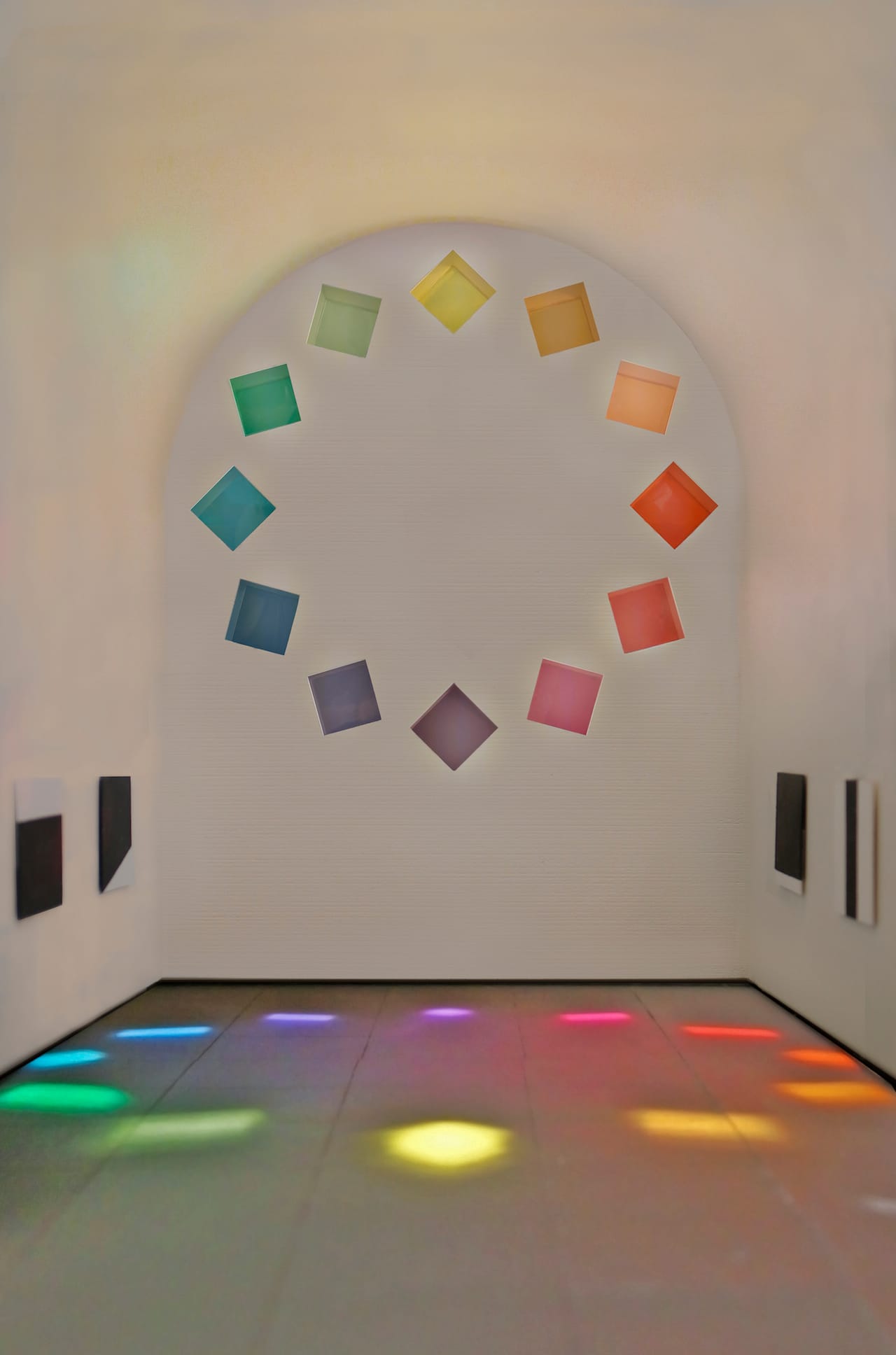 Interior rendering of Ellsworth Kelly's "Austin"(2015)