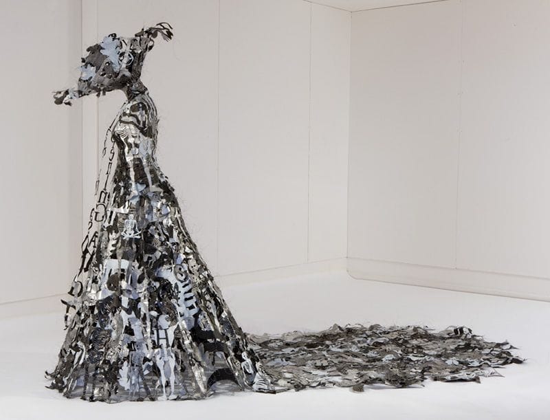 "The Opening and Close of Being," Lesley Dill. Courtesy of the New York Academy of Art. 