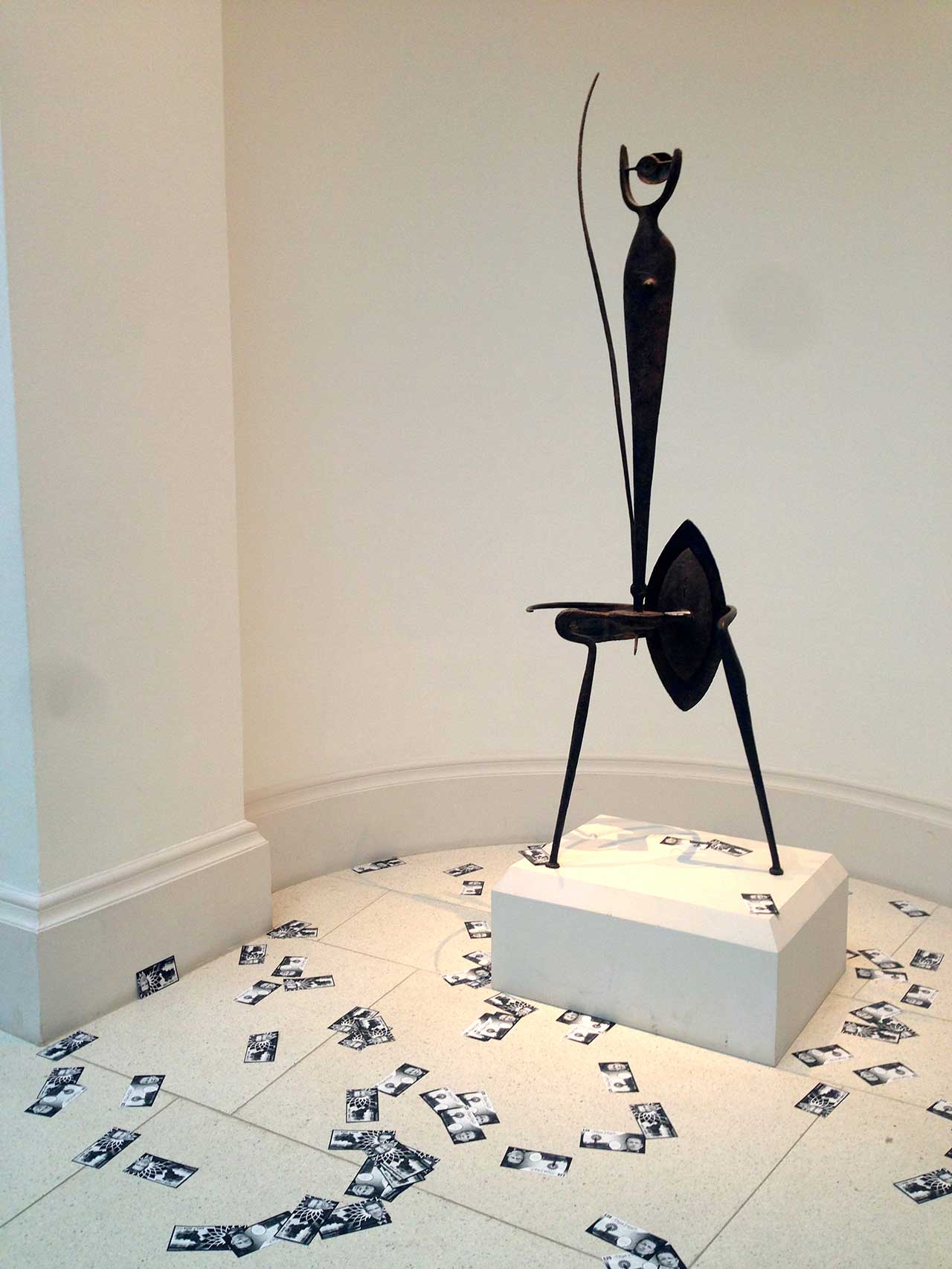 Bills among the art (click to enlarge)