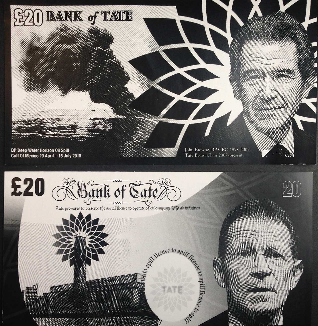 Liberate Tate's fake money