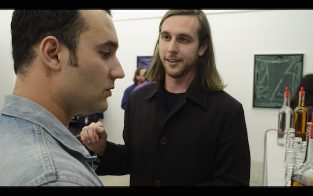 Documentation of the performance sometimes in the office of ltd los angeles presents CHELSEA KNIGHT. Image courtesy of TK.