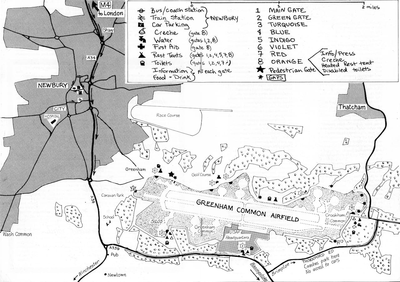 Anonymous, "The Greenham Factor" (mid 1980s) (courtesy of Gwyn Kirk, Mayday Rooms, London)