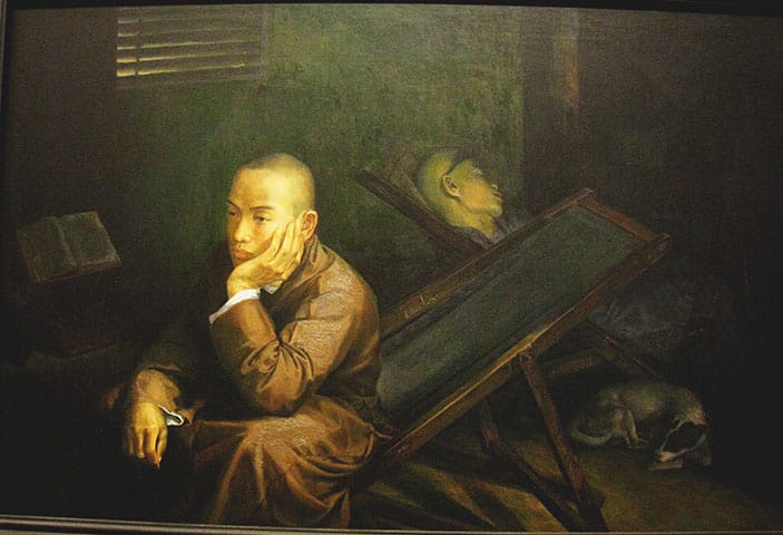 Nguyen Van Doan, "Meditation", 1998, Courtesy Ho Chi Minh City Fine Arts Museum
