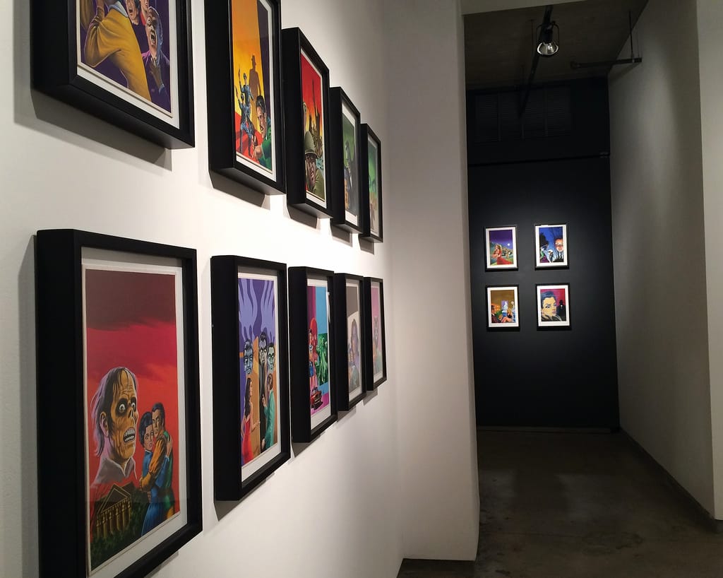 'Pulp Drunk: Mexican Pulp Art' at Ricco/Maresca (photograph by the author for Hyperallergic)