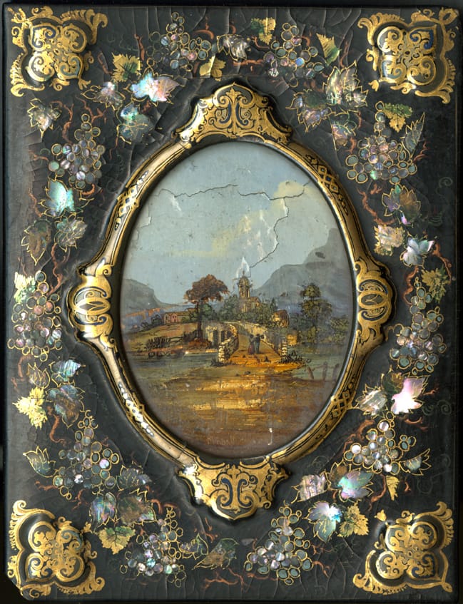 Undated portfolio cover (via Library Company Conservation Dept.)