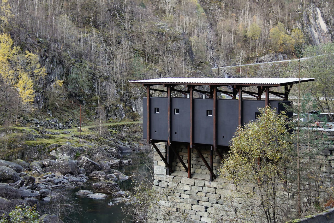Part of Peter Zumthor's developing zinc mine museum in Norway in October 2014 (Photo: Arne Espeland/Kon- Sul AS)