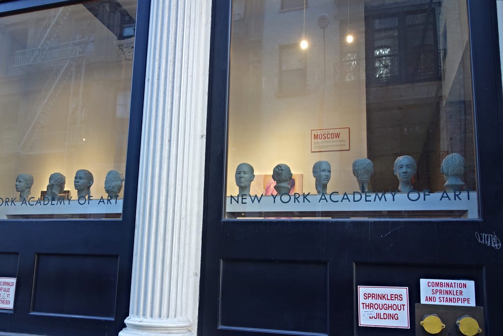New York Academy of Art forensics (photograph by the author for Hyperallergic)