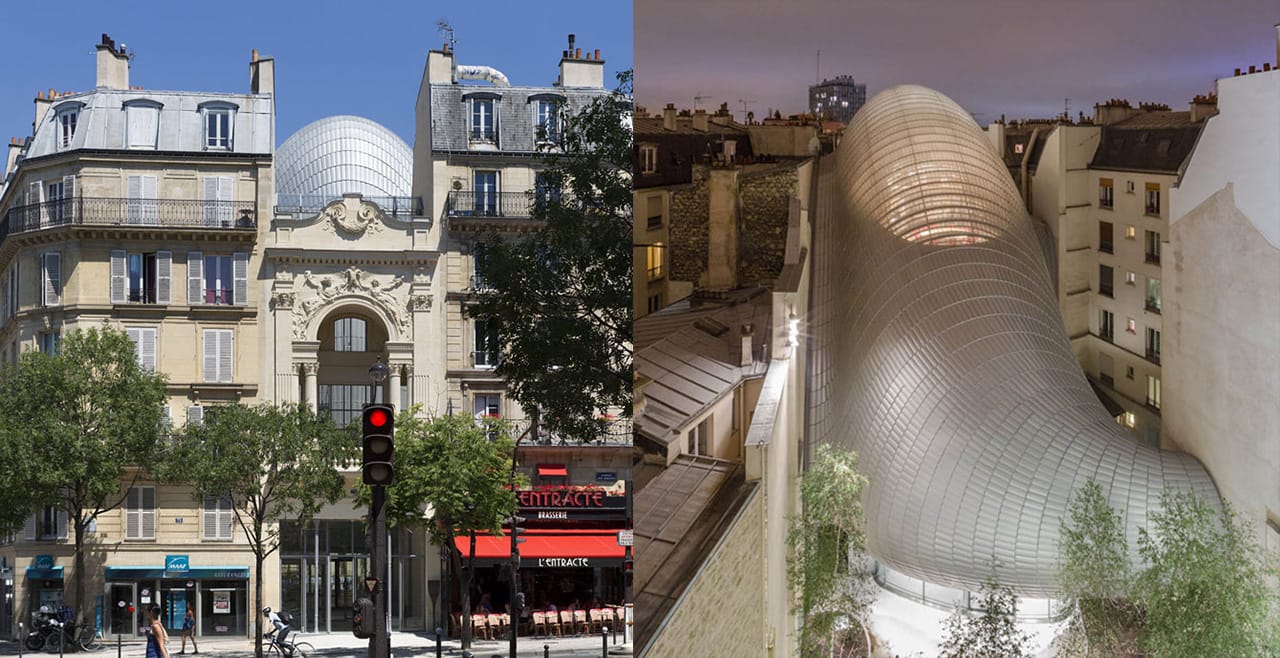 A front and back view of Renzo Piano's new project for the Foundation (via NY Review of Books)