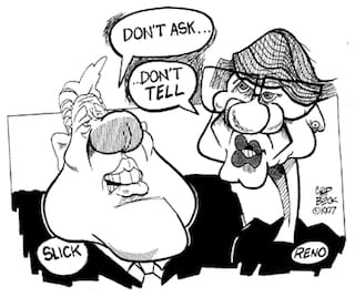 An editorial cartoon by Chip Beck (Image courtesy of Chip Beck)