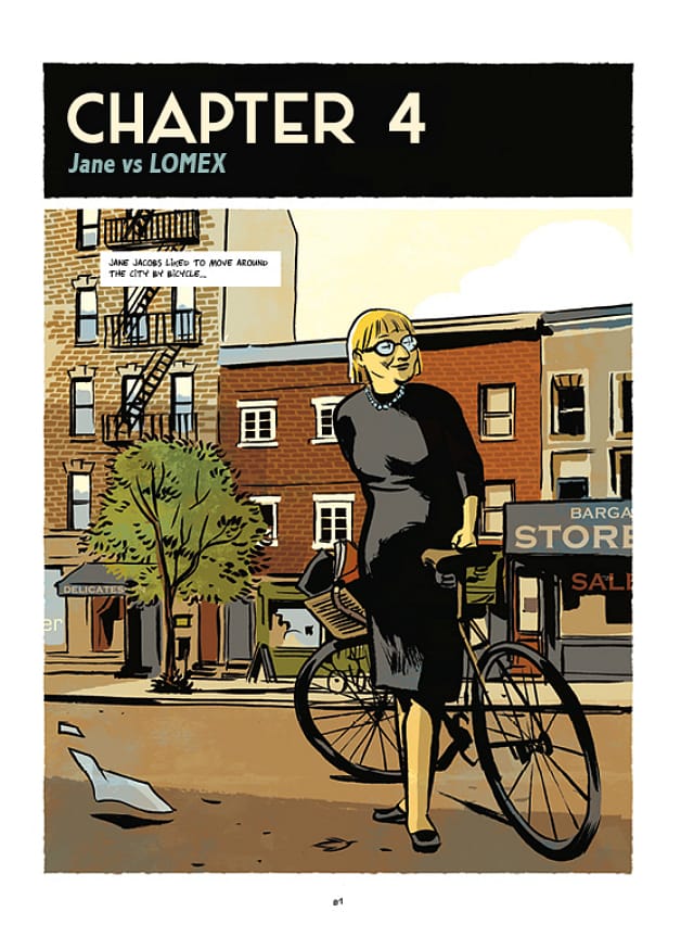 Page from 'Robert Moses: The Master Builder of New York City' (courtesy Nobrow)