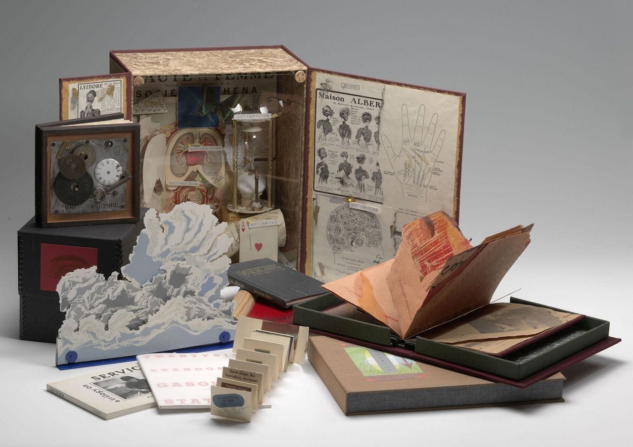 A selection of artists' books at the AA/PG Library (courtesy Smithsonian Libraries)