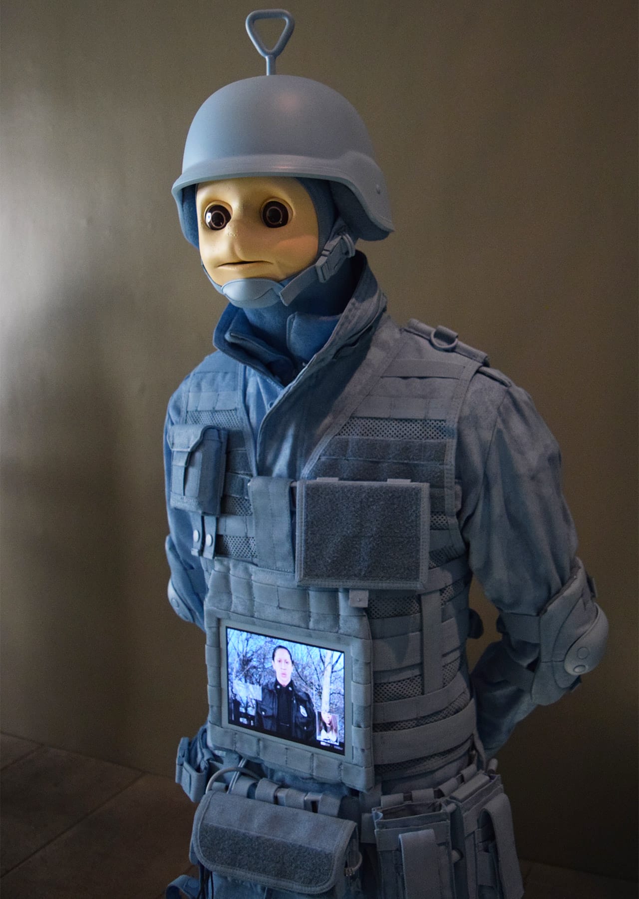 Detail of Josh Kline, "Freedom" (2015)