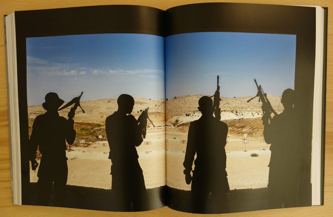 Pages from 'Targets' (photograph by the author for Hyperallergic)