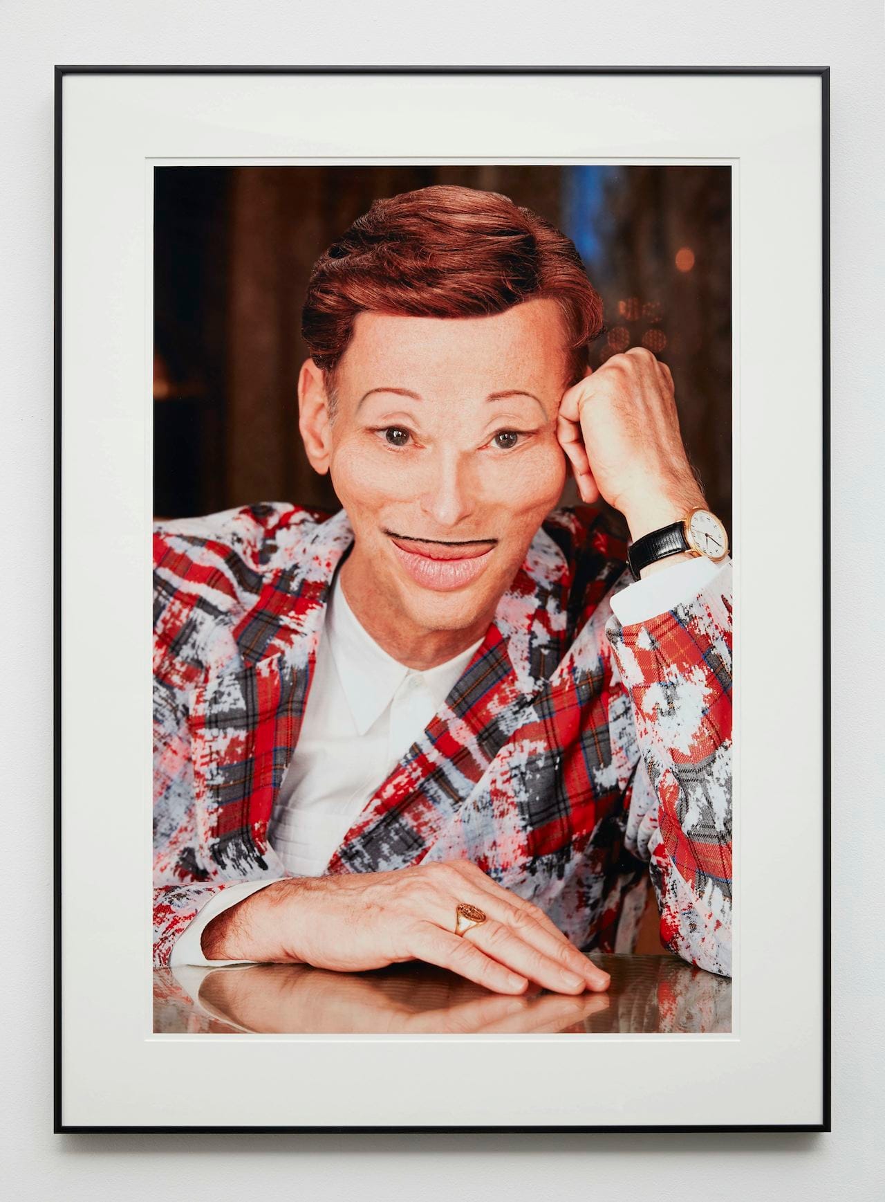 John Waters Beverly Hills John, 2012 C-print Image 30 x 20 inches  Framed: 36 1/2 x 26 1/2 inches 92.7 x 67.3 cm Edition of 5 Courtesy of the artist and Marianne Boesky Gallery, New York © John Waters Photo credit: Jason Wyche  