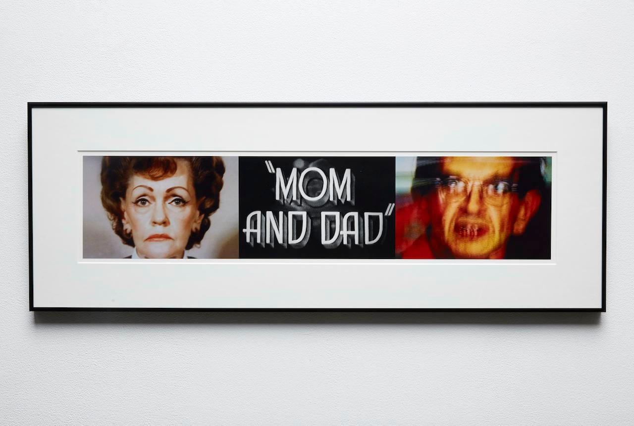 John Waters Mom and Dad, 2014 3 C-prints Image size 6 3/8 x 10 in Framed size 13 1/8 x 16 1/2 inches Edition of 5 Courtesy of the artist and Marianne Boesky Gallery, New York © John Waters Photo credit: Jason Wyche 