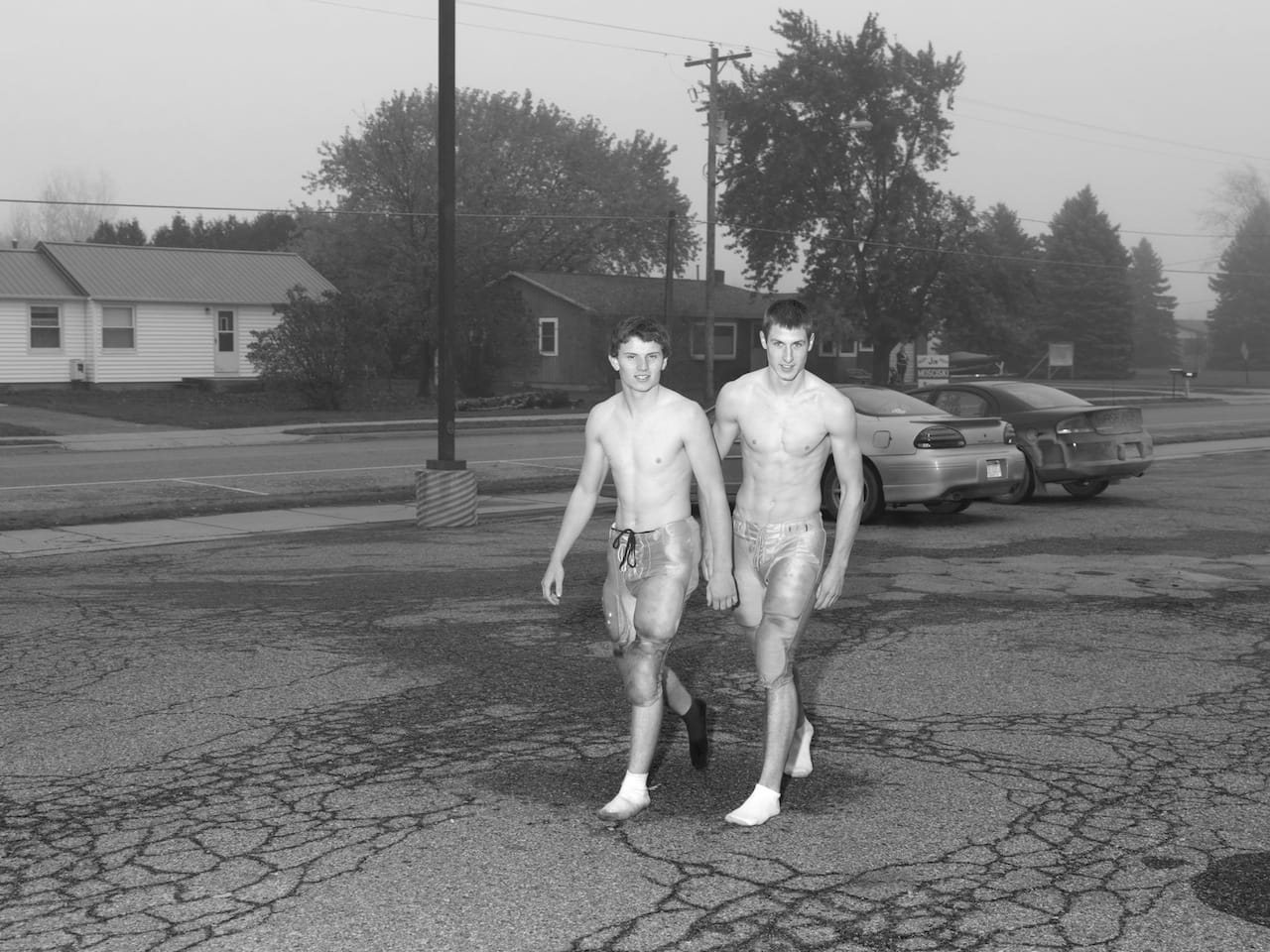Alec Soth, "Cade and Cody". Au Gres, Michigan, 2012. Pigment print, 39 x 52 inches