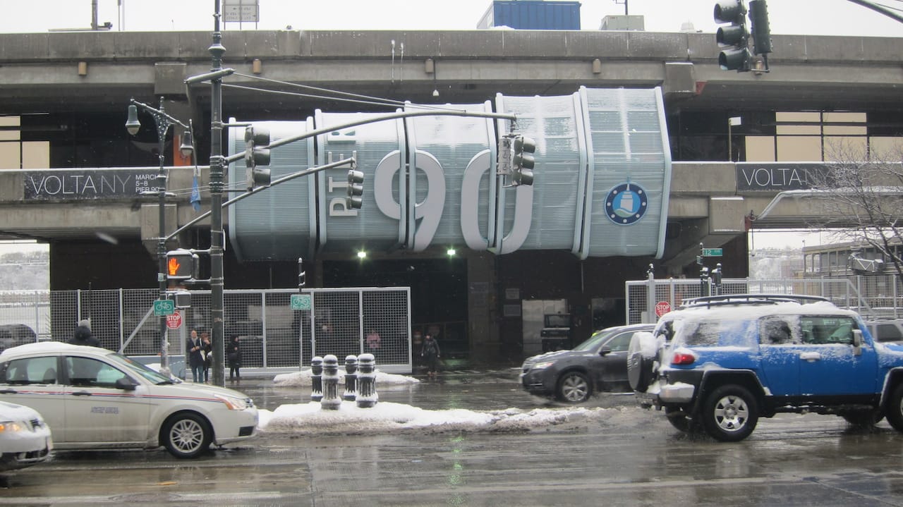 Volta, Pier 90 (all photos taken by the author for Hyperallergic)