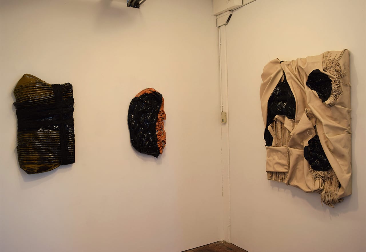 Installation view of Amy Giovanna Rinaldi's 'New Objects' at Sushi Bar Gallery (all photos by the author for Hyperallergic)