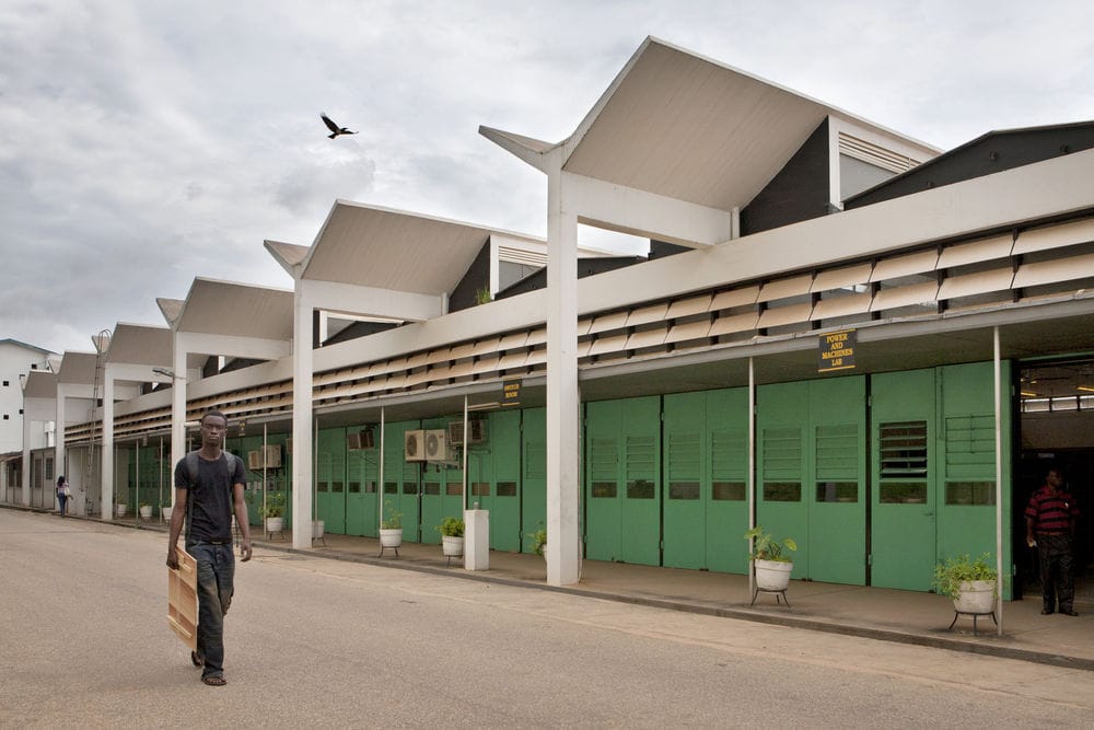 School of Engineering at KNUST (Kwame Nkrumah University of Science and Technology), Kumasi (Ghana), von/by James Cubitt, 1956 Foto/photo: © Alexia Webster 