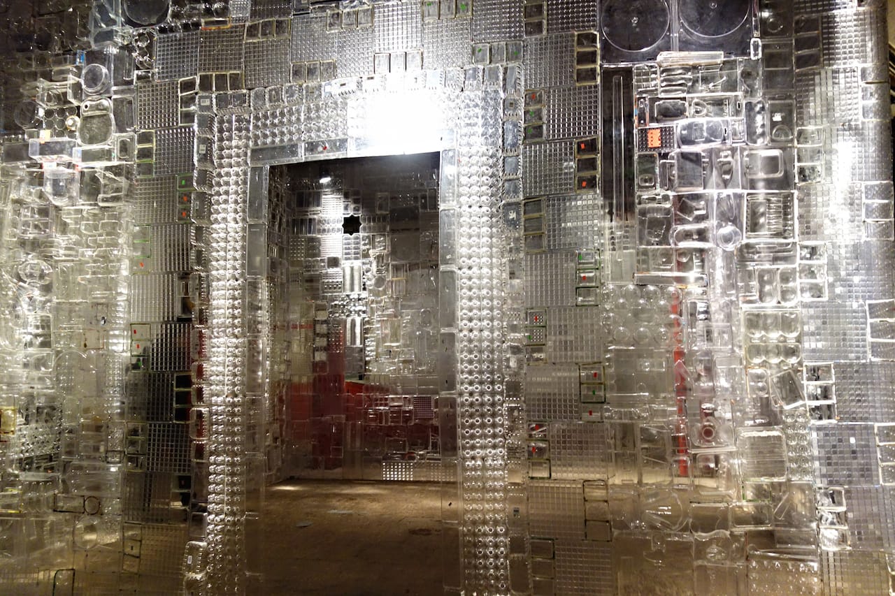 Installation view of 'Blister Pact' by Ian Trask at the Invisible Dog 