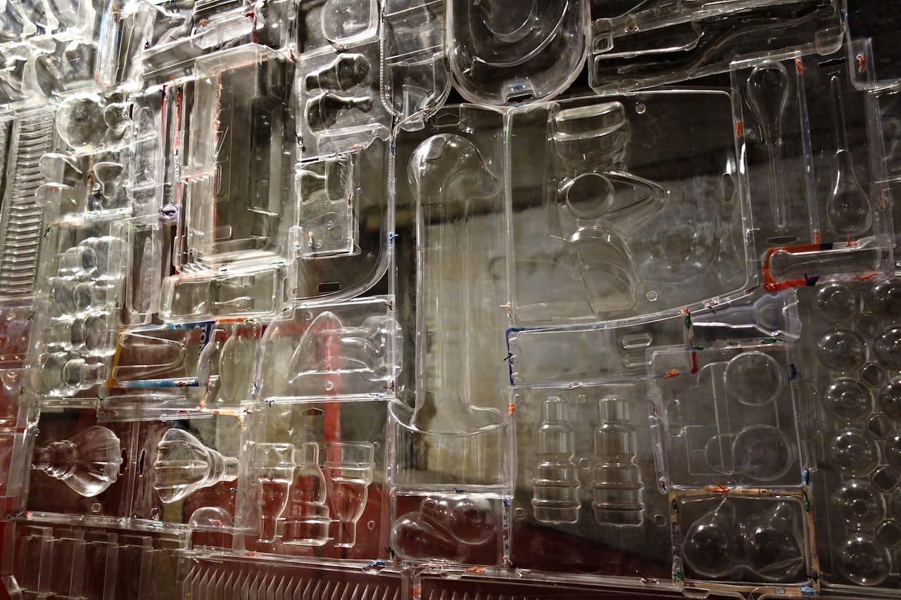 Installation view of 'Blister Pact' by Ian Trask at the Invisible Dog 