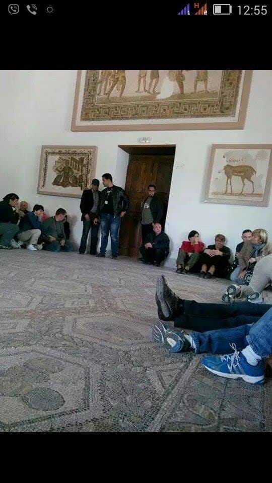 "We can confirm these photos described as Bardo Museum hostages match file photos of the museum. Source unknown" (photo via reportedly/Twitter)