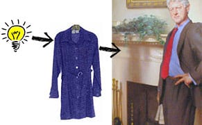 monica lewinsky blue dress stain offered $1 million by Las Vegas erotic museum for worn during tryst with Bill Clinton  New York Daily News Monica Lewinsky Casts a Shadow