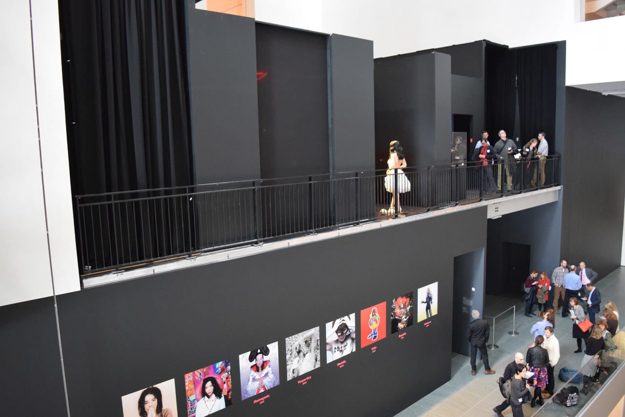 Installation view, 'Björk' at MoMA (photo by Benjamin Sutton/Hyperallergic) (click to enlarge)