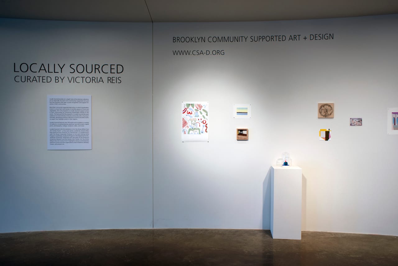 Installation view of 'Locally Sourced'