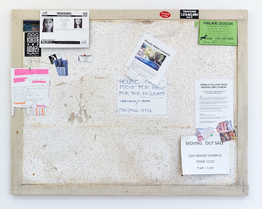 Fiona Connor, Community Notice Board (Laurel), 2015 (via 1301pe.com)