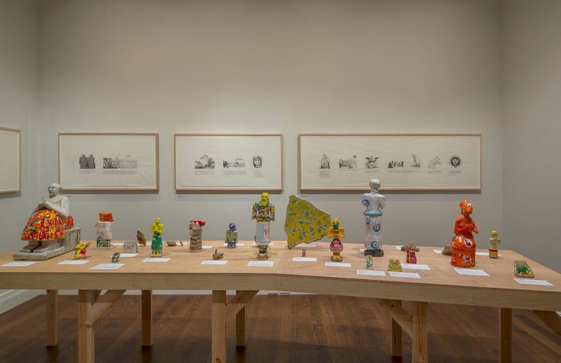 Installation view of 'From Ancient to Modern: Archaeology and Aesthetics' (courtesy Institute for the Study of the Ancient World)