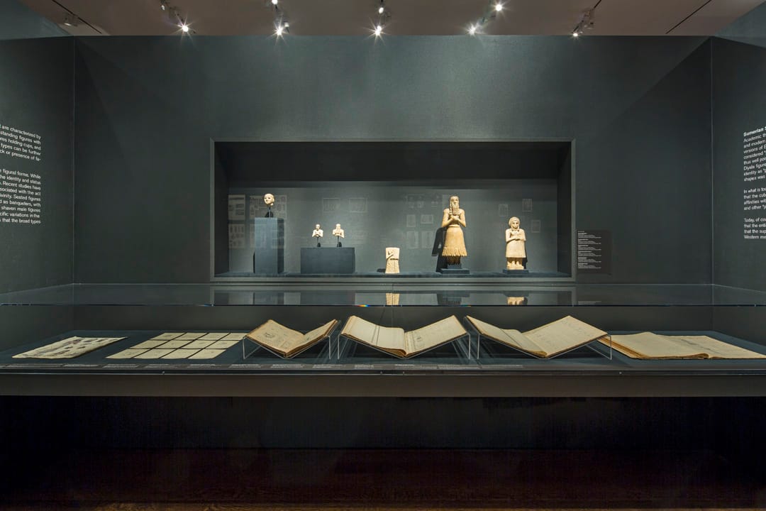 Installation view of 'From Ancient to Modern: Archaeology and Aesthetics' (courtesy Institute for the Study of the Ancient World)