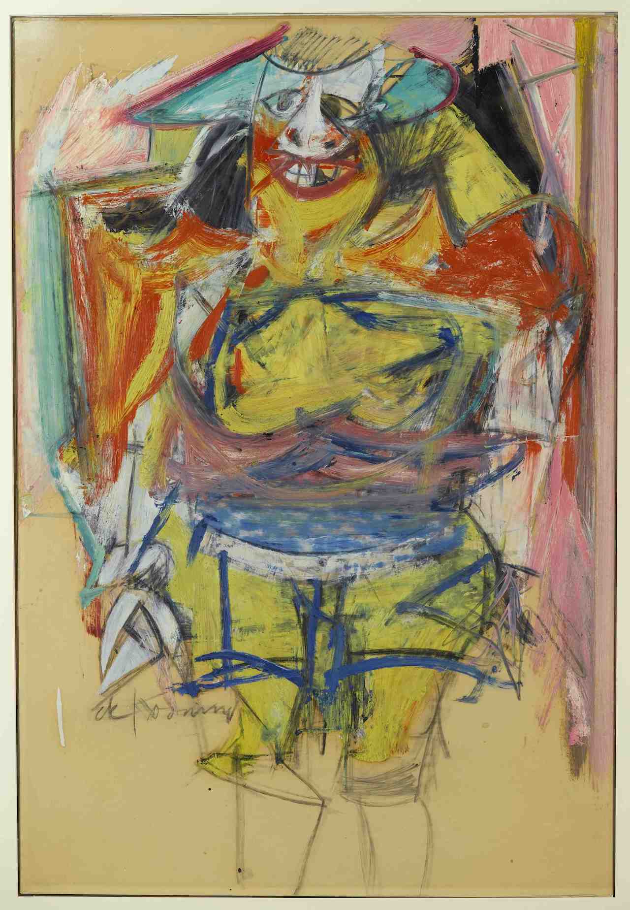 Willem de Kooning, "Woman" (courtesy Institute for the Study of the Ancient World)
