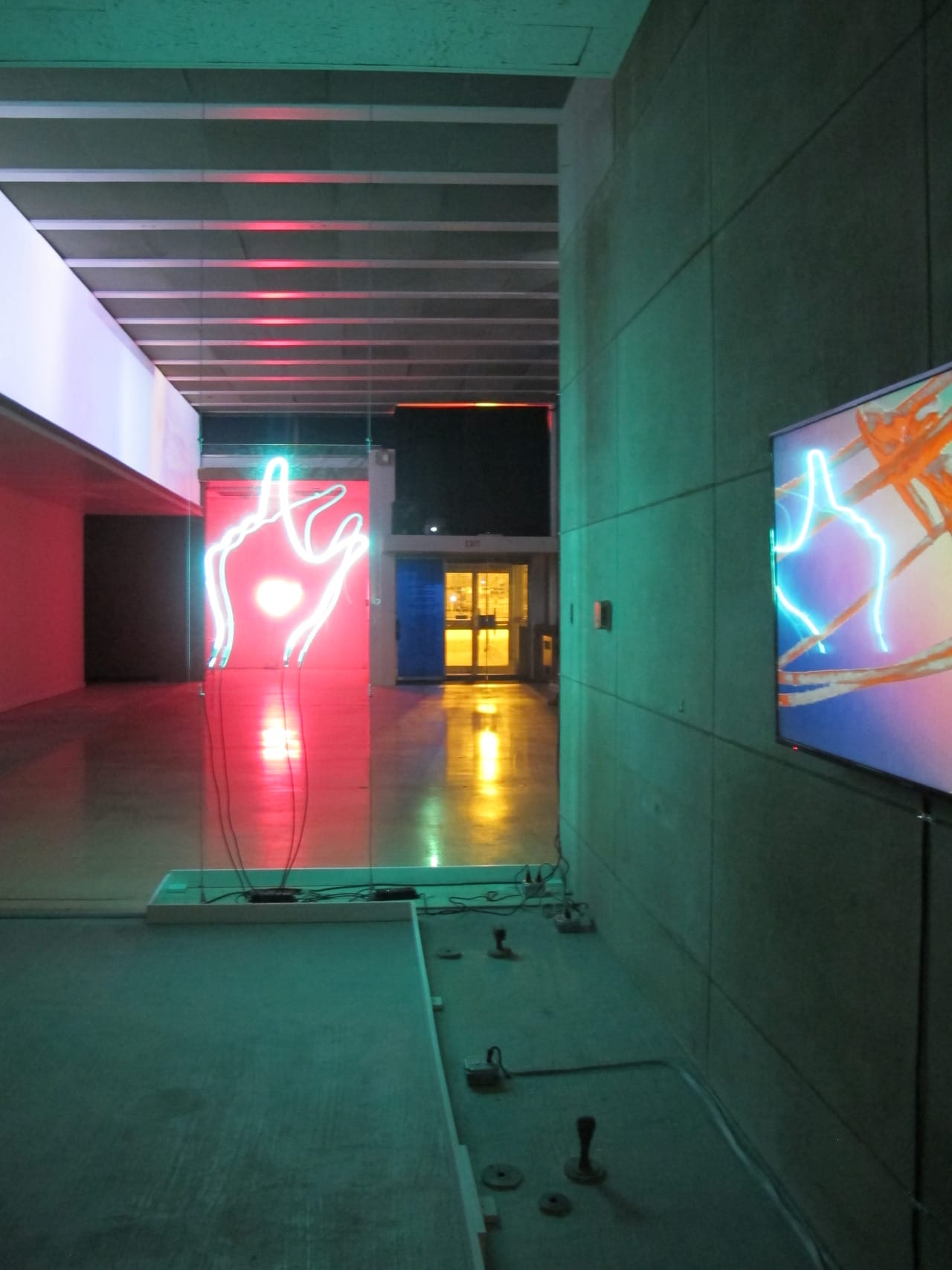 Installation view, 'Victoria Fu: Bubble Over Green' (click to enlarge)