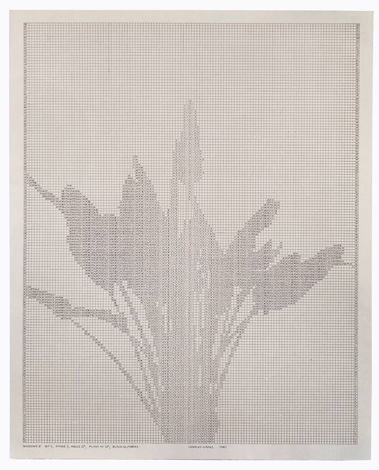 Charles Gaines, "Shadows II, Set 1" (1980) (via gainesgridwork.tumblr.com)