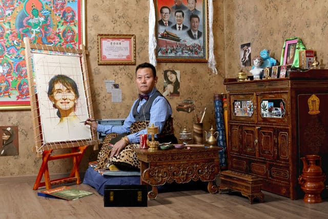 Gonkar Gyatso, "My Identity No. 5", 2014