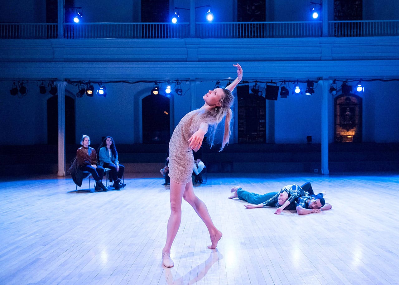 Sara Mearns performing in a Platform 2015 Dance Dialogue at Danspace