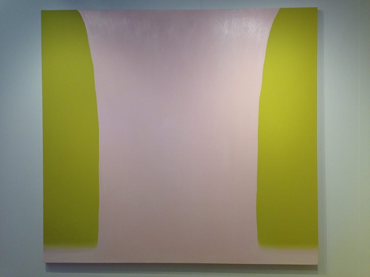 Osamu Kobayashi, Pink Waterfall, 2014. Oil on canvas, 78 x 84". Mindy Solomon Gallery. 