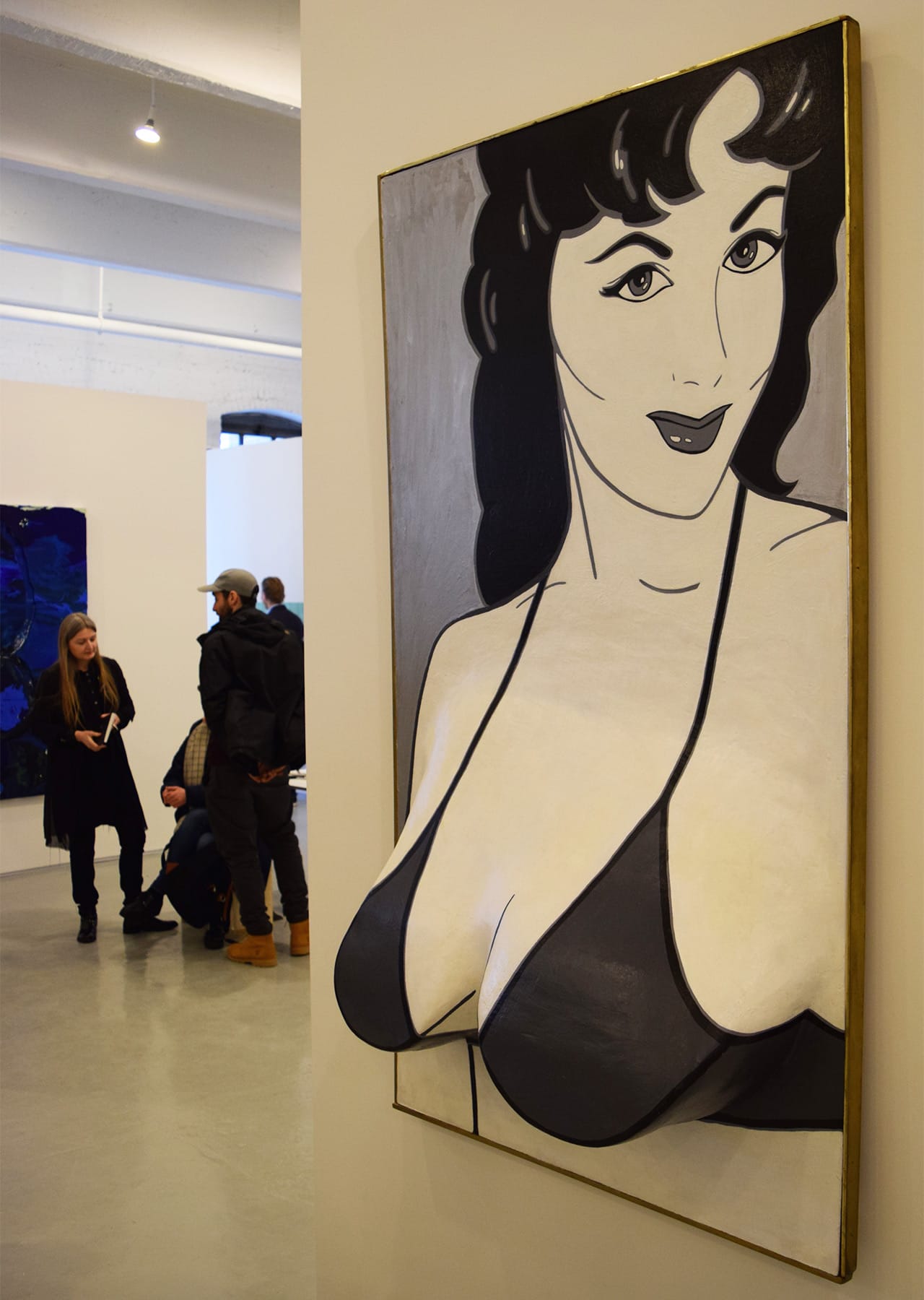 Marjorie Strider, "Come Hither" (1963) in the Broadway 1602 booth